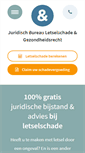 Mobile Screenshot of juridischbureauletselschade.nl